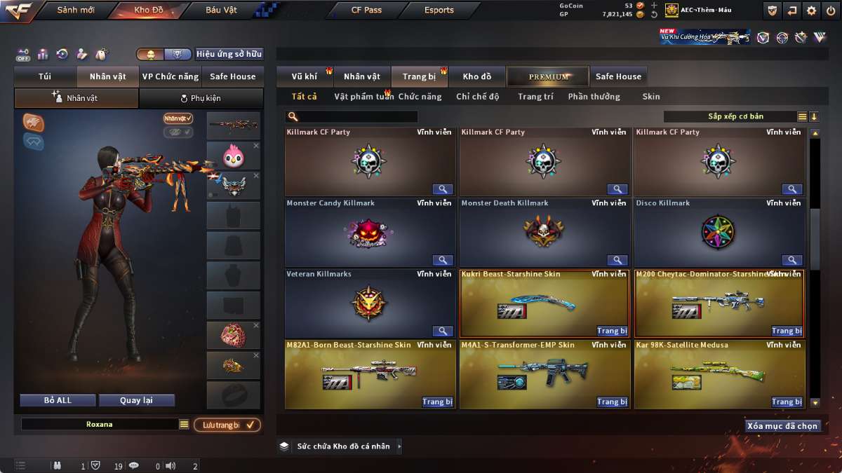 shop acc cf uy tin gia re